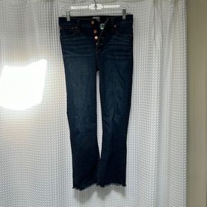 Dark Wash Kick Crop JCrew denim, size 26